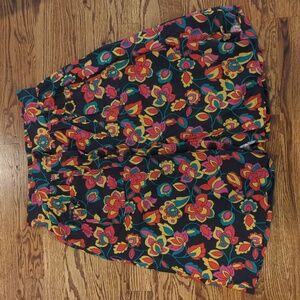 ModCloth Retro Floral Skirt Size Medium